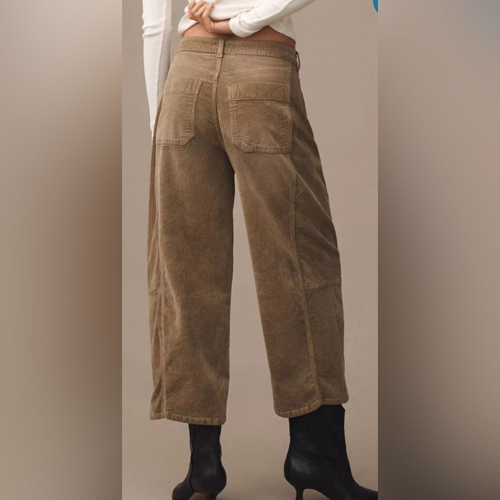 Anthropologie pilcro the kenna heritage barrel jeans corduroy edition - Picture 2 of 6